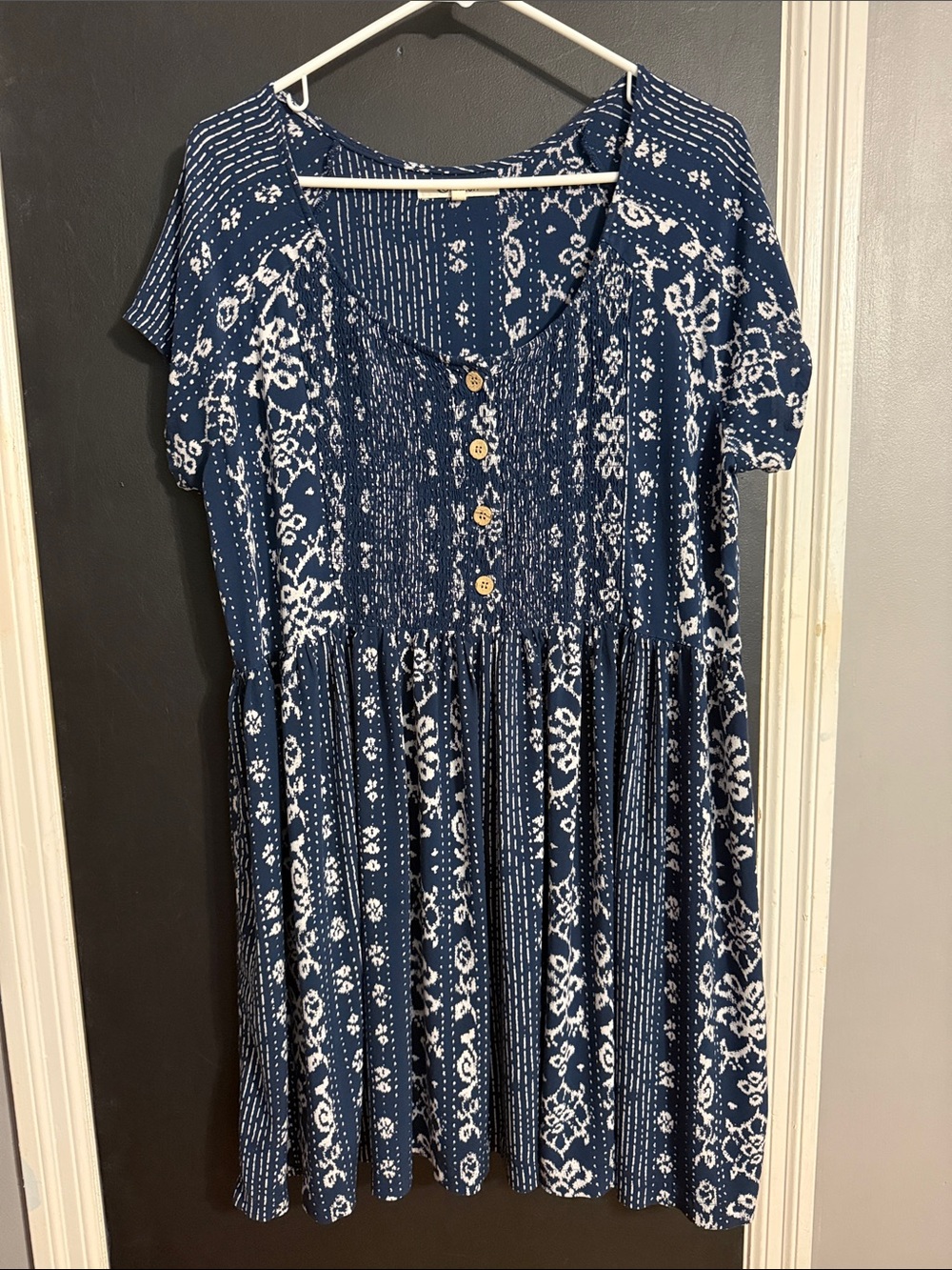 Rip Curl Surf Shack Babydoll Mini Dress Size: L